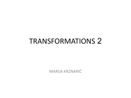 TRANSFORMATIONS 2  MARIJA KRZNARIĆ COMPLETE THE SECOND SENTENCE SO THAT IT HAS A SIMILAR MEANING TO THE FIRST SENTENCE, USING THE WORD.