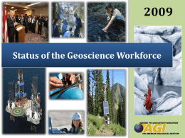 Status of the Geoscience Workforce Status of the Geoscience WorkforceChapter 1: K-12 through Community College.