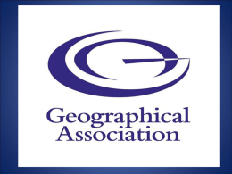 The Geographical Association (GA) is a subject association with the mission  &ldquo;to further the teaching and learning of geography&rdquo;