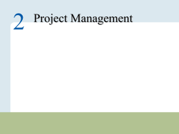 Project Management  Copyright © 2010 Pearson Education, Inc. Publishing as Prentice Hall.  2–1