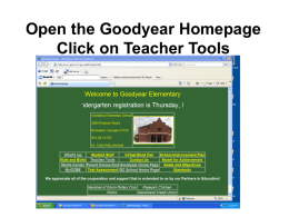 Open the Goodyear Homepage Click on Teacher Tools Under “Teacher Tools” click “@mail”