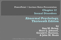 Abnormal Psychology, Thirteenth Edition by Ann M. Kring, Sheri L. Johnson, Gerald C. Davison, & John M.