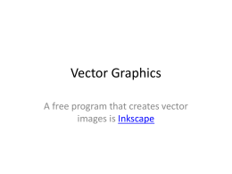 Vector Graphics A free program that creates vector images is Inkscape Inkscape does not draw raster graphics. It creates .svg files You can on the.
