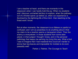 I am a teacher at heart, and there are moments in the classroom when I can hardly hold the joy.