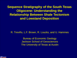 Sequence Stratigraphy of the South Texas Oligocene: Understanding the Relationship Between Shale Tectonism and Lowstand Deposition  R.