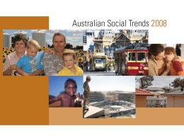 Dr Paul Jelfs Assistant Statistician Social Analysis and Reporting Australian Social Trends 2008 seminar, Darwin  27 August 2008