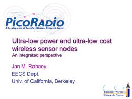 Ultra-low power and ultra-low cost wireless sensor nodes An integrated perspective  Jan M.
