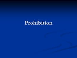Prohibition 19th Century Background for Prohibition       Lyman Beecher was a famous social activist of the day who was particularly concerned about the negative impact.