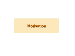Motivation Motivation  • The expenditure of effort to accomplish goals.  • Motivation involves:  The direction of a person’s behavior  A person’s level.