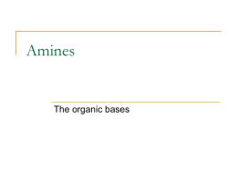 Amines  The organic bases Categorizing Amines   Amines are categorized by the number of alkyl groups attached to nitrogen: 1º 2º 3º 4º  (primary amine) (secondary amine) (tertiary amine) (quaternary amine salt)  RNH2 R2NH R3N R4N+
