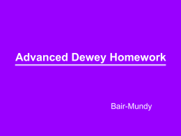 Advanced Dewey Homework  Bair-Mundy Prospecting for gold in Colorado prospecting  gold  Colorado Relative Index Prospecting Prospectors Prosperity …  622.1 622.109 2  Gold chemical engineering chemistry … production economics prospecting  699.22 661.065 6 Go to 546.656 Sched. 338.274 1 622.184 1