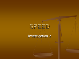 SPEED Investigation 2 Part 1 Who Got There First?        Road Races In Race 1 the pogo stick and car started here.