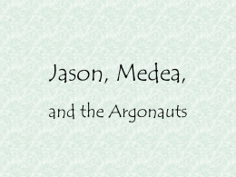 Jason, Medea, and the Argonauts The Golden Fleece A golden ram given by Hermes saved the young prince Phrixus from a wrongful human.