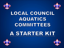 A recent recommendation in BSA Aquatics is the formation of a Local Council Aquatics Committee .