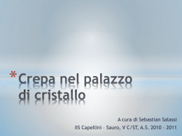 A cura di Sebastian Salassi IIS Capellini – Sauro, V C/ST, A.S.