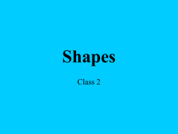 Shapes Class 2 a circle a star a square a rectangle.