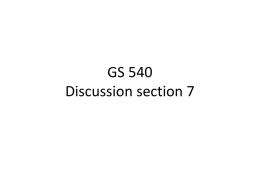 GS 540 Discussion section 7 HW6: Baum-Welch • Goal: learn HMM parameters taking into account all paths:  • Expectation maximization – Forward backward algorithm. – Re-estimate.