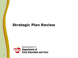 Strategic Plan Review Process       Planning and Evaluation Committee will be discussing 2 directions per meeting. October meeting- Finance and Governance November meeting- Governance, Standards, Accountability, Regulations December.