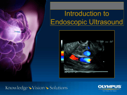 Introduction to Endoscopic Ultrasound   Notice: This presentation is for your general knowledge and background only.