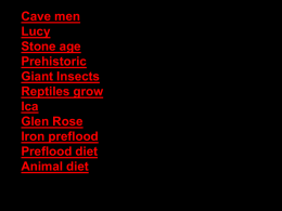 Cave men Lucy Stone age Prehistoric Giant Insects Reptiles grow Ica Glen Rose Iron preflood Preflood diet Animal diet .  .  .