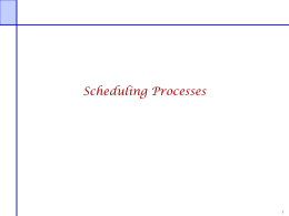 Scheduling Processes Processes Each process has state, that includes its text and data, procedure call stack, etc.