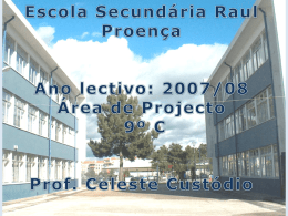 Projecto de intercâmbio entre a Escola Secundária Raul Proença e o Museu do Hospital e das Caldas.