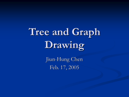 Tree and Graph Drawing Jiun-Hung Chen Feb. 17, 2005 Outline    Tree Drawing Graph Drawing Tree Drawing.
