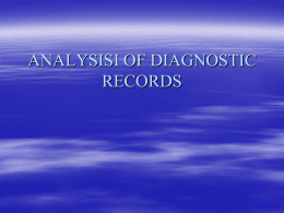 ANALYSISI OF DIAGNOSTIC RECORDS DIAGNOSTIC RECORDS  DIAGNOSTIC CAST  RADIOGRAPHS : Lateral Cephalogram and orthopentomogram and others  PHOTOGRAPHS  OTHERS, According to case.