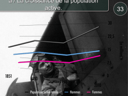 a / La croissance de la population active. b / Un travail féminin confronté au plafond de verre.  L’EXPRESS.fr , le 08/03/2011