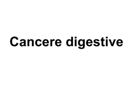 Cancere digestive Cancerul esofagian Epidemiologie • carcinomul de esofag – al 9-lea cancer ca frecvenţă în lume • apare la adult -