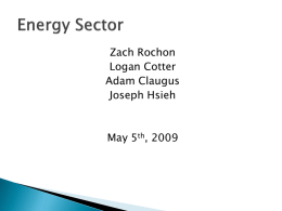 Zach Rochon Logan Cotter Adam Claugus Joseph Hsieh  May 5th, 2009 1) 2) 3) 4) 5) 6)  Size and Composition Economic Analysis Business Analysis Valuation Analysis Financial Analysis Recommendation.