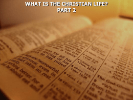 WHAT IS THE CHRISTIAN LIFE? PART 2 1.The hard hearted or hard headed. 2.Those who make an emotional response. 3.Those who are heavily.