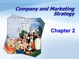 Company and Marketing Strategy  Chapter 2 Objectives Understand companywide strategic planning and its four steps. Learn how to design business portfolios and develop strategies for growth and.