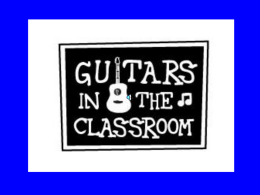 Guitars in the Classroom (GITC) offers professional development programs that inspire, train and equip regular classroom teachers to integrate standards-based music making across.