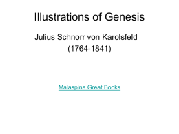 Illustrations of Genesis Julius Schnorr von Karolsfeld (1764-1841)  Malaspina Great Books Creation Day 1