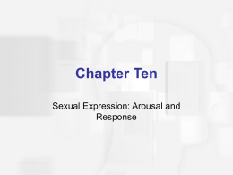 Chapter Ten Sexual Expression: Arousal and Response Agenda  Discuss Influences on Sexuality  Review Sexual Response  Discuss Solitary Sexual Behavior  Discuss Sexual Behavior.