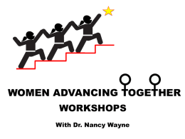 WORKSHOPS With Dr. Nancy Wayne The Competence/Confidence Conundrum and Overcoming Imposter Syndrome Nancy Wayne, PhD Professor of Physiology Associate Vice Chancellor for Research University of California.
