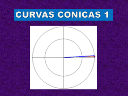 Curvas Cónicas  Curvas Cónicas (I) Fin de la presentación  Circunferencia Curva de intersección de una superficie cónica con un plano perpendicular al eje  Elipse Curva de intersección de.