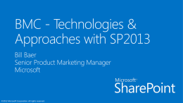 &copy;2012 Microsoft Corporation. All rights reserved. &copy;2012 Microsoft Corporation. All rights reserved.