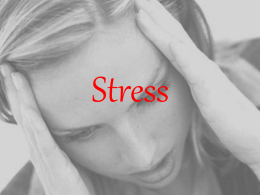 Stress STRESS IS THE INTERNAL DISTRIBUTION OF FORCES WITHIN A BODY THAT BALANCE AND REACT TO THE LOADS APPLIED TO IT. STRESS.