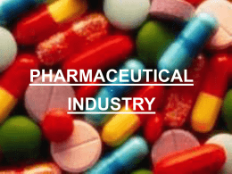 PHARMACEUTICAL INDUSTRY INTRODUCTION • Turkey’s pharmaceutical production makes it 16th among the world's 35 leading pharmaceutical producing countries. • Turkey has the lowest pharmaceutical consumption rate.