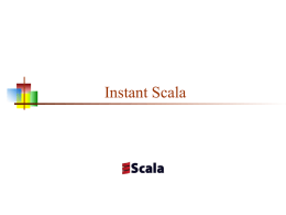 Instant Scala Programs and the REPL   A program is a set of detailed instructions that tell the computer what to do          Programs consist.