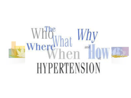Hypertension Hypertension   Blood pressure levels are a function of cardiac output multiplied by peripheral resistance (the resistance in the blood vessels to the flow.