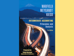 Chapter 9-1 Warfield Weygandt Kieso  CHAPTER 9  ACCOUNTING FOR INVENTORIES  INTERMEDIATE ACCOUNTING Principles and Analysis 2nd Edition Chapter 9-2 Accounting for Inventories  Inventory Classification and Systems  Issues in Inventory Valuation  Classification  Goods included in inventory  LIFO reserve  Costs included in inventory  Dollar-value LIFO  Inventory systems  Cost flow assumptions  LIFO Special Issues  LIFO liquidation  Comparison of LIFO approaches Basis.