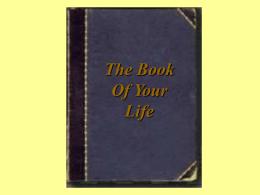 The Book Of Your Life Bạn có biết, mỗi ngày trong đời mình đều mở ra một trang giấy trắng ... Rồi ngày qua đi.