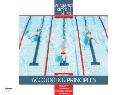Chapter 1-1 Accounting in Action Chapter 1-2  Accounting Principles, Ninth Edition Study Objectives 1.  Explain what accounting is.  2.  Identify the users and uses of accounting.  3.  Understand why ethics is.