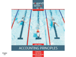 Chapter 4-1 Chapter  Completing the Accounting Cycle Chapter 4-2  Accounting Principles, Ninth Edition Study Objectives 1.  Prepare a worksheet.  2.