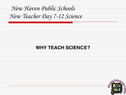 New Haven Public Schools New Teacher Day 7-12 Science Try This to Start: MEASURE reaction time catching a ruler! Distance Ruler Dropped  Reaction Time (in seconds)  (in.