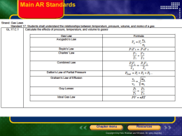 Main AR Standards  Chapter menu  Resources  Copyright © by Holt, Rinehart and Winston.