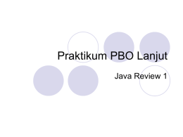 Praktikum PBO Lanjut Java Review 1 Topik Enkapsulasi Inheritance Polymorphism Exception Handling Encapsulasi Tidak ada informasi hidding  Gambar 1 UML class diagram of Vehicle with no.